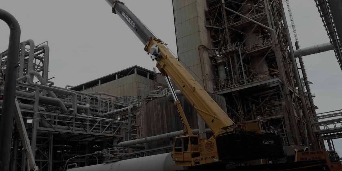 Crane Shut Down and Outage Support by Burkes Mechanical