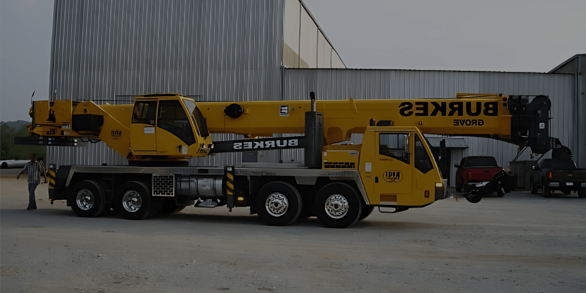 Burkes Mechanical Grove crane ready for service, offering turnkey crane rental, heavy lifts, equipment setting, and relocation across the Southeast.