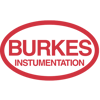 Burkes Instrumentation Services Logo with Red Oval and Red Typography