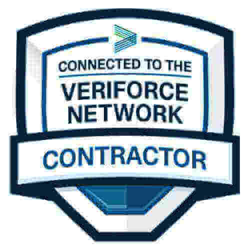 Connected to the Veriforce Network Contractor Prequalification Certification Logo representing Burkes Mechanical's Safety culture