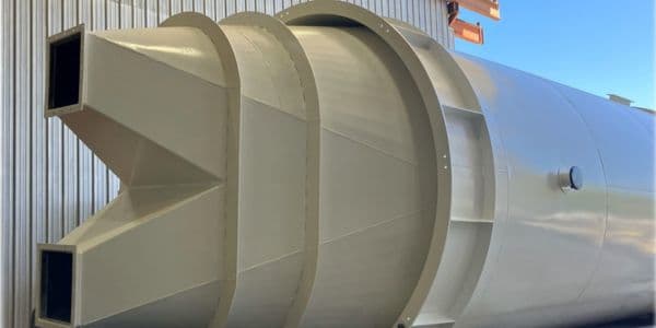 Burkes Mechanical custom industrial tank and pressure vessel fabrication with precision welding and structural reinforcement for process systems